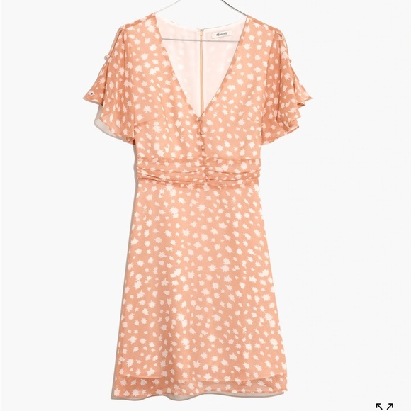 Madewell Ruched Waist Mini Dress in Star Shower Print - Picture 5 of 16